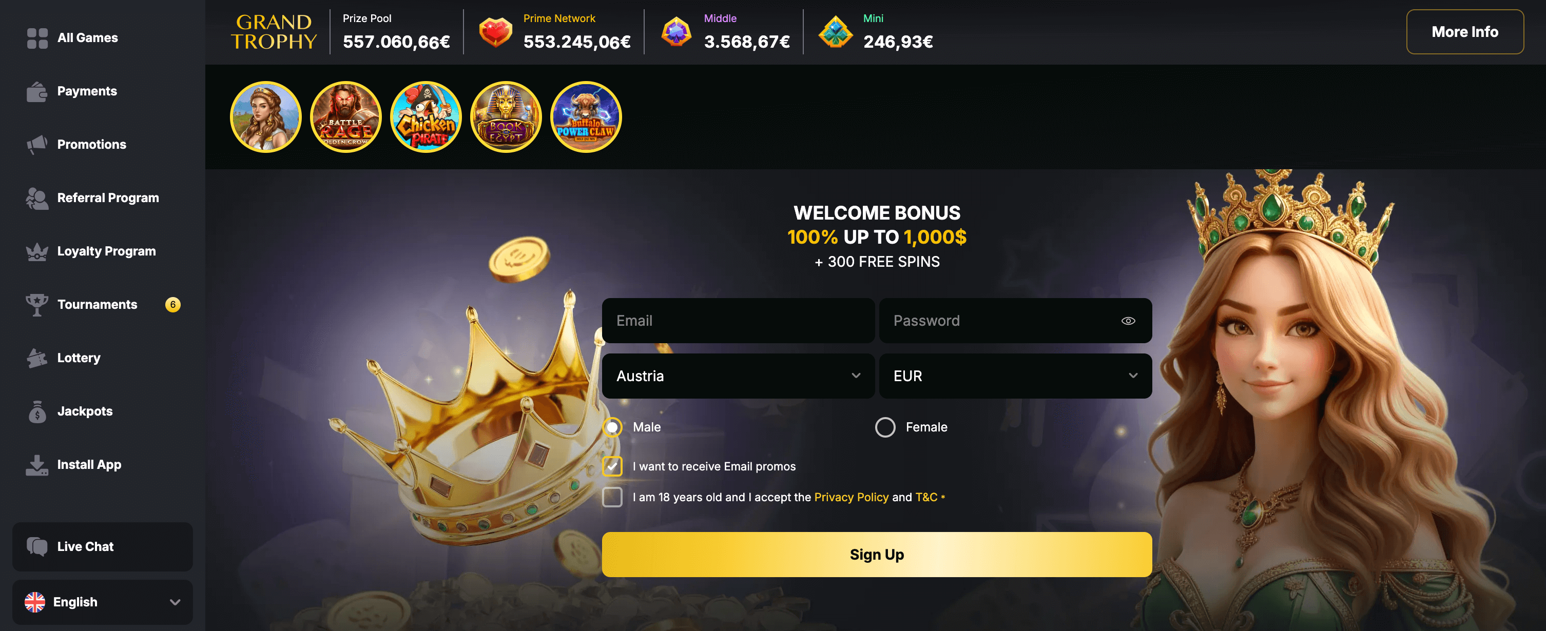 Goldencrown login
